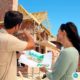 Projet immobilier : visite de chantier pour une vente sur plans professionnelle avec l'agence Désormière & Vanhalst